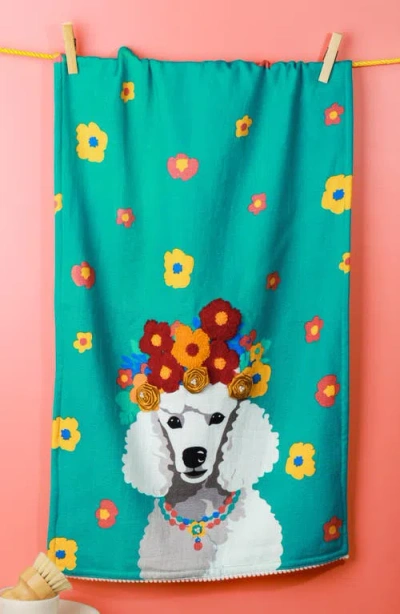 Tiramisu Set Of 3 The Chic Canine Couture Artisan Kitchen Tea Towel Set In Multi