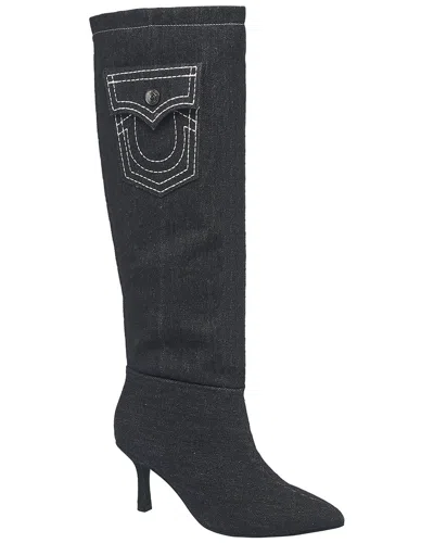 True Religion Denim Boot In Black