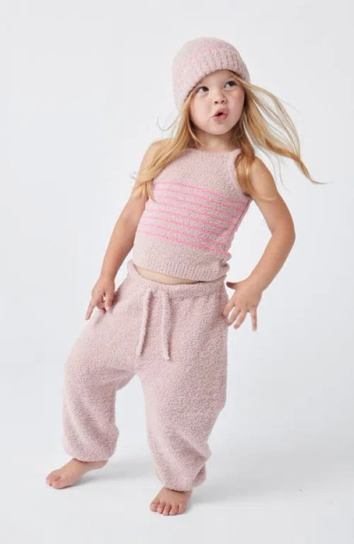 7 A.m. Enfant Kids' Fuzzy Beanie In Pink