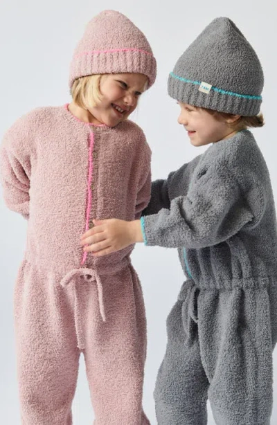 7 A.m. Enfant Kids' Fuzzy Beanie In Pink