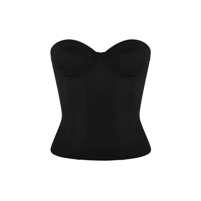 Ow Collection Women's Reese Black Corset Top In Black