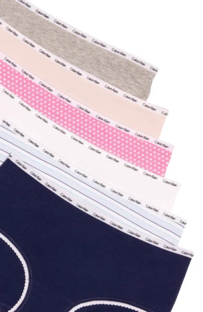 Calvin Klein Kids' 6-pack Hipster Briefs In Multi