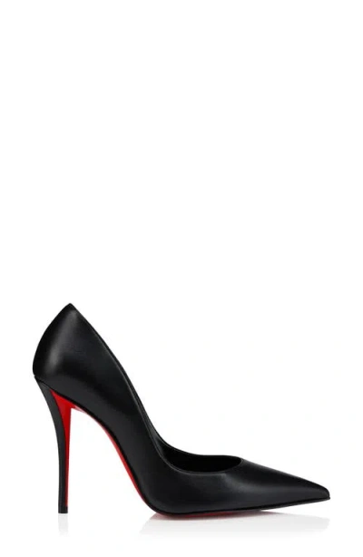 Christian Louboutin Nappa Leather Miss Z Pumps 100 In Black
