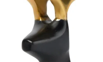 Nambe Nambé Prancer Set Of 3 Reindeer Figurines In Black