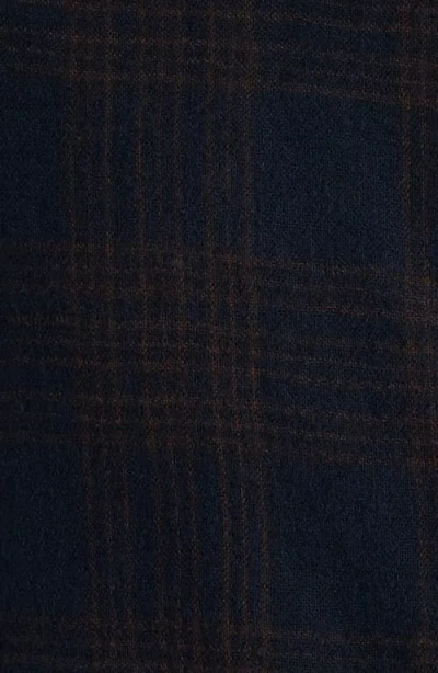 Frame Long Sleeve Button Front Wool Shirt In Blue