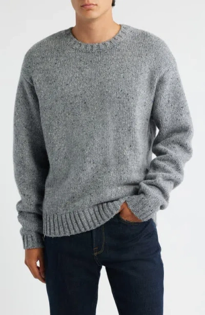 Frame Sailor Ribbed Crew-neck Knitwear In Gray