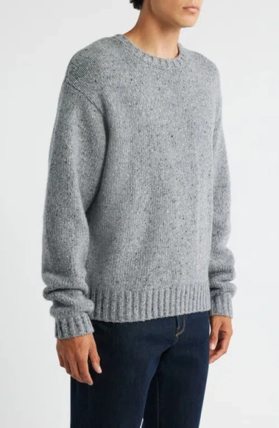 Frame Sailor Ribbed Crew-neck Knitwear In Gray