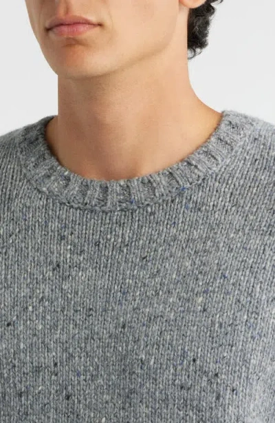 Frame Sailor Ribbed Crew-neck Knitwear In Gray