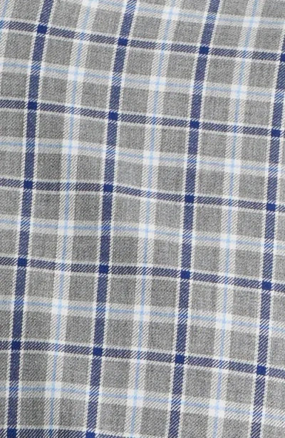 Johnnie-o Warden Plaid Cotton Button-down Shirt In Blue