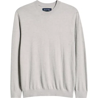 Mizzen + Main Mizzen+main Heritage Crewneck Sweater In Gray