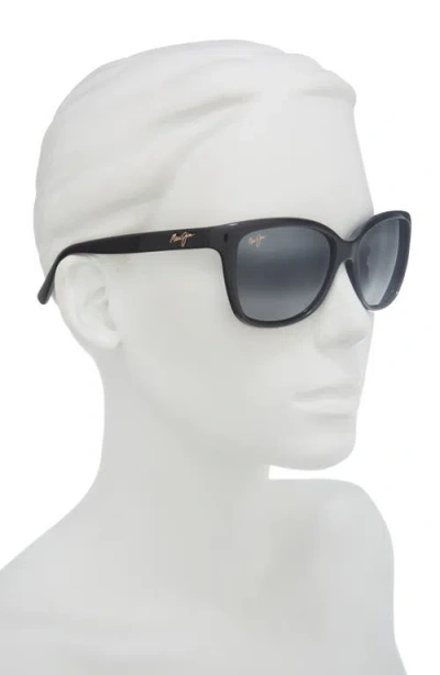 Maui Jim Starfish 56mm Polarizedplus2® Cat Eye Sunglasses In Gray