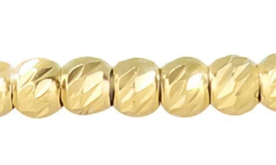 Bony Levy 14k Gold Beaded Bypass Wrap Bangle In Gold