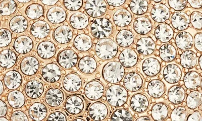 Chelsea28 Crystal Heart Bag Charm In Gold