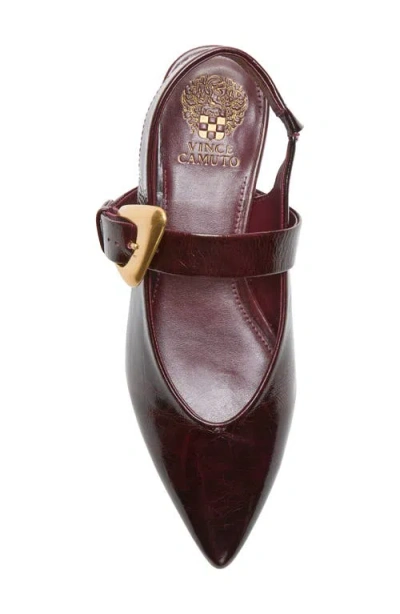 Vince Camuto Women's Amoret Slingback Mules In Burgundy