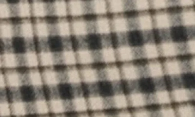 Reformation Womens Genevieve Check-print Woven Top Beige And Black Check In Gray