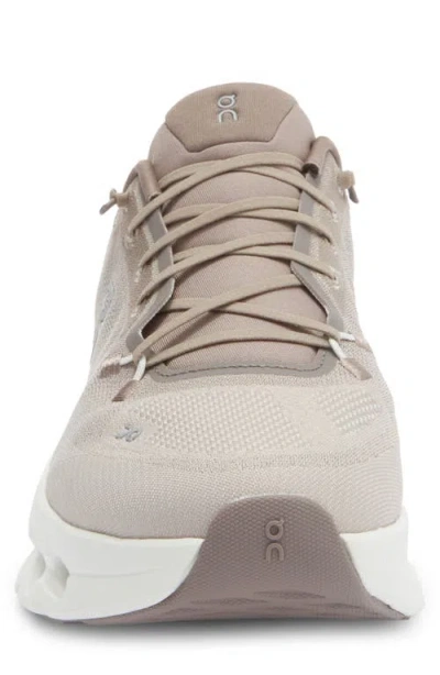 On Casual Sneakers With Mesh Upper And Rubber Outsole In Gray