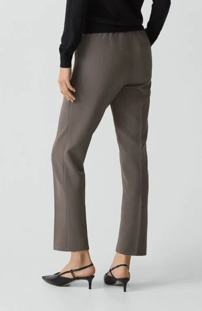 Theory Treeca Pull-on Pant In Admiral Crepe In Gray