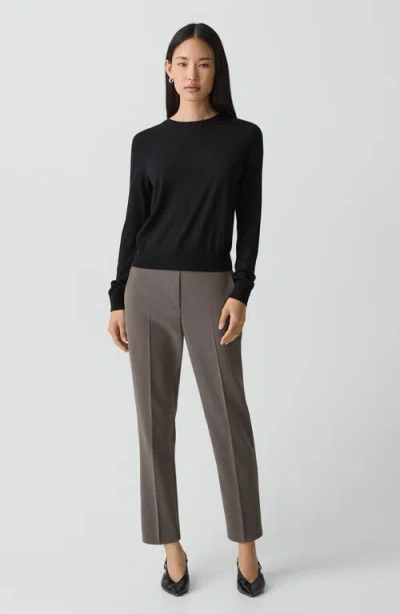 Theory Treeca Pull-on Pant In Admiral Crepe In Gray