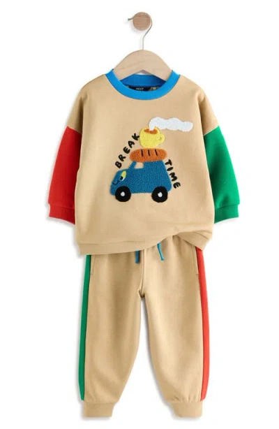 Next Kids' Break Time Sweatshirt & Joggers Set In Multi