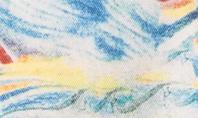 Rizort Art Printed Button-up Shirt Jacket In Multi