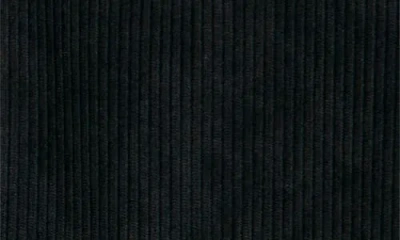 Rizort Roger Rib Button-up Shirt Jacket In Black