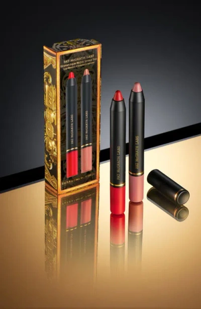 Pat Mcgrath Labs Dramatique Major Icons Lip Duo Set In Red
