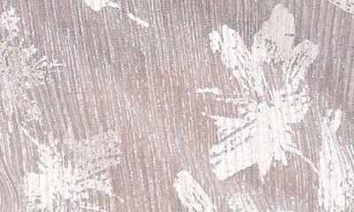 Vince Camuto Metallic Tunic Top In White