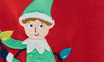 Mini Boden Kids' 3d Novelty Long Sleeve Cotton T-shirt In Red