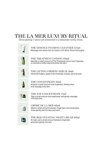 La Mer The Luxury Rituals Collection Gift Set In Transparent