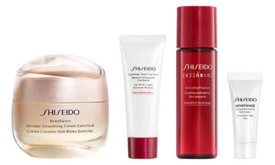 Shiseido 4-pc. Benefiance Smooth & Hydrate Cream Set In Transparent