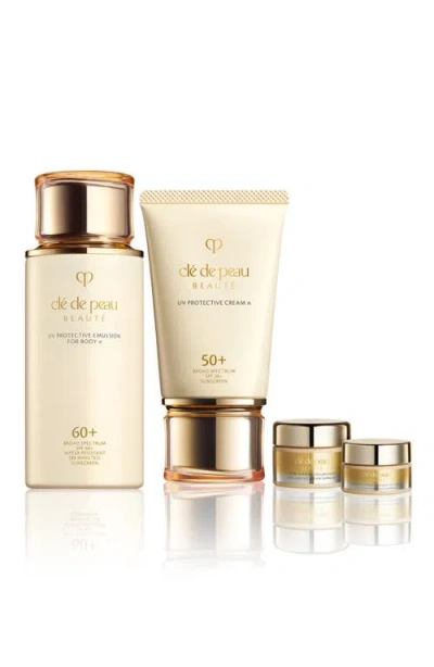Clé De Peau Beauté Cle De Peau Beaute Uv Care Essentials Collection Set In Nude