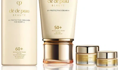 Clé De Peau Beauté Cle De Peau Beaute Uv Care Essentials Collection Set In Nude