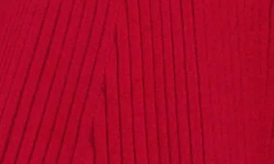 Ramy Brook Lidia Rib Knit A-line Mini Dress In Red