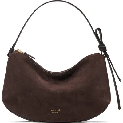 Kate Spade New York Loop Suede Shoulder Bag In Brown