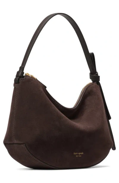 Kate Spade New York Loop Suede Shoulder Bag In Brown