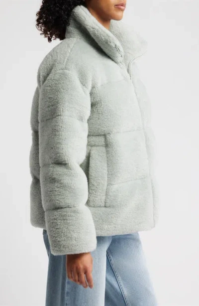 Ugg (r) Emmalyn Fluff Puffer Jacket In Green