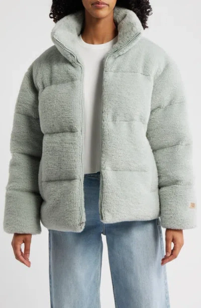 Ugg (r) Emmalyn Fluff Puffer Jacket In Green