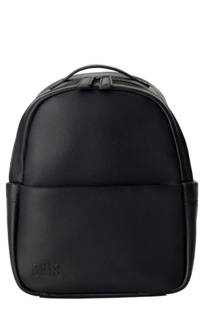 Beis The Essential Mini Backpack In Black