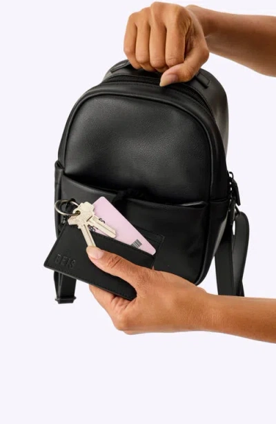 Beis The Essential Mini Backpack In Black
