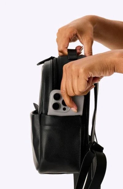 Beis The Essential Mini Backpack In Black