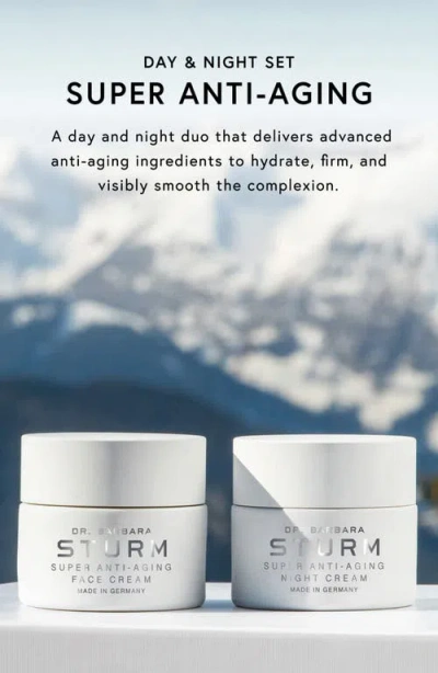 Dr Barbara Sturm Super Anti-aging Face Cream Day & Night Duo In White