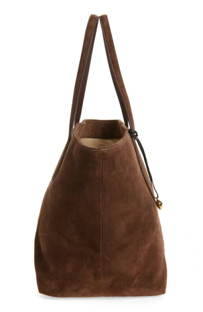 Liffner Large Sprout Leather Tote In Brown
