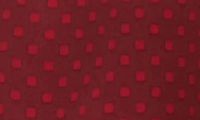 Nydj Tie Neck Button-up Shirt In Red