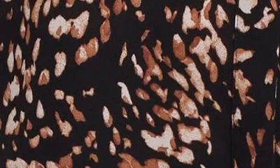 Nydj Tie Neck Button-up Shirt In Multi