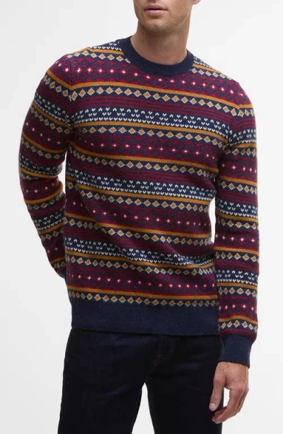 Barbour Easdale Fair Isle Sweater In Multi