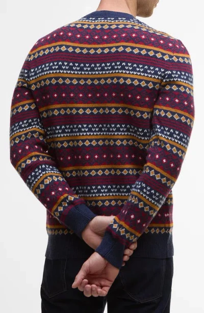Barbour Easdale Fair Isle Sweater In Multi