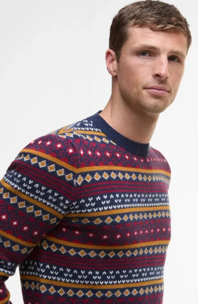 Barbour Easdale Fair Isle Sweater In Multi