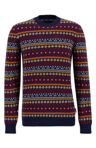 Barbour Easdale Fair Isle Sweater In Multi