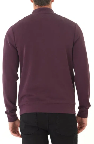 Threads 4 Thought Trevor Peached Half Zip Pullover In Purple