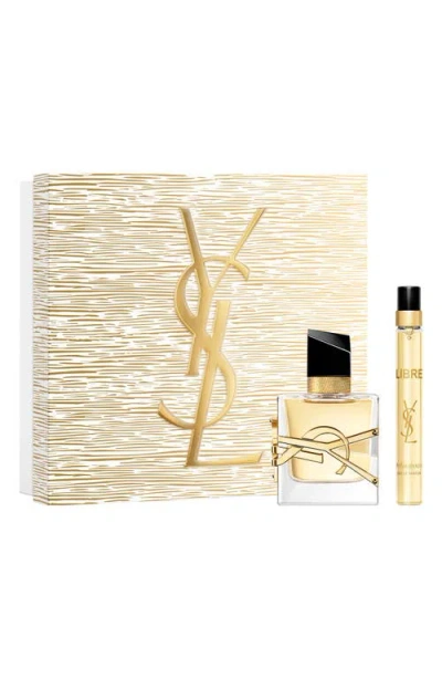Saint Laurent Mini Libre Eau De Parfum Perfume Duo Gift Set In Gold
